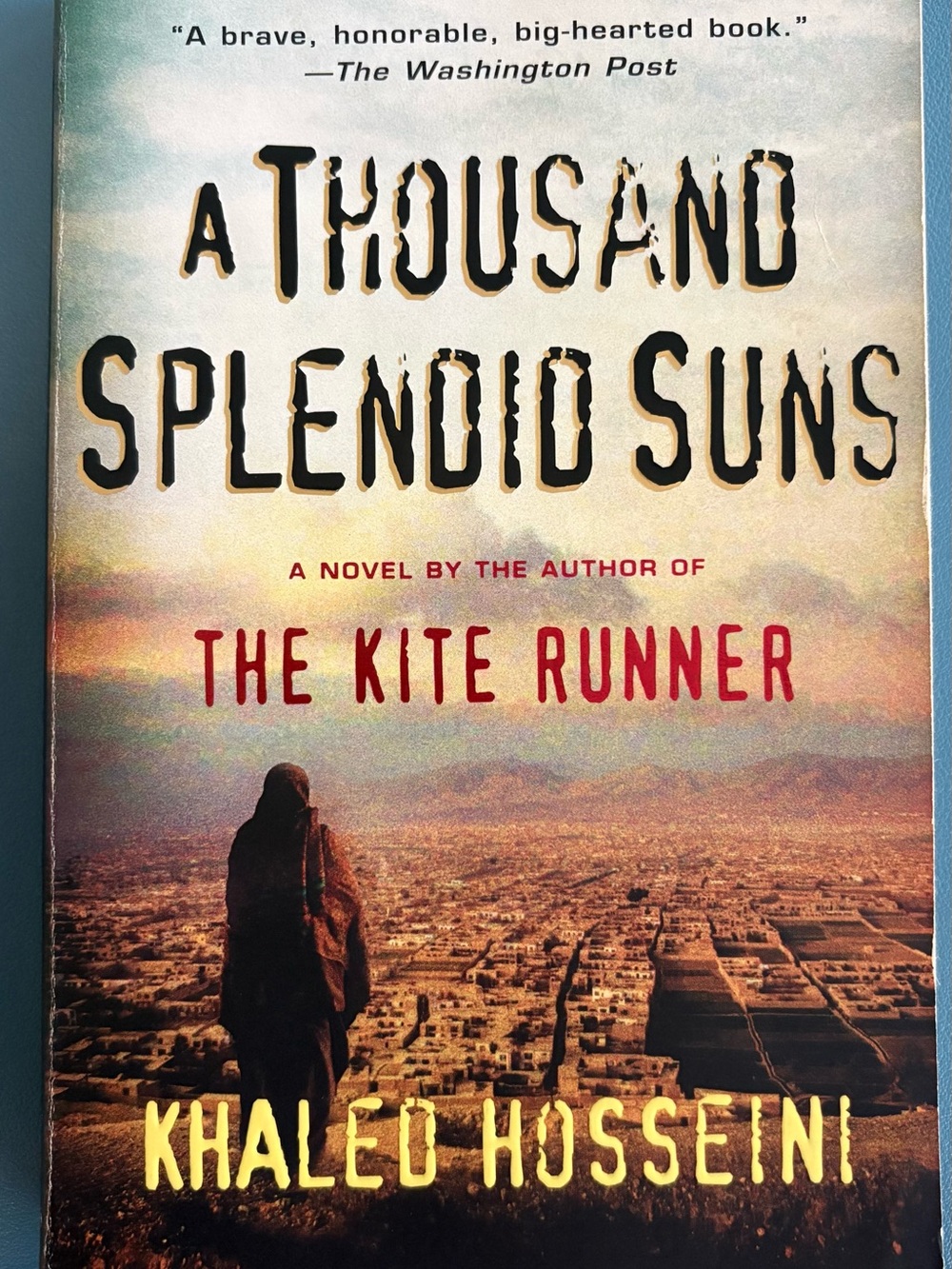 A Thousand Splendid Suns - Khaleed Hosseini (Yellow, Brown Cover)